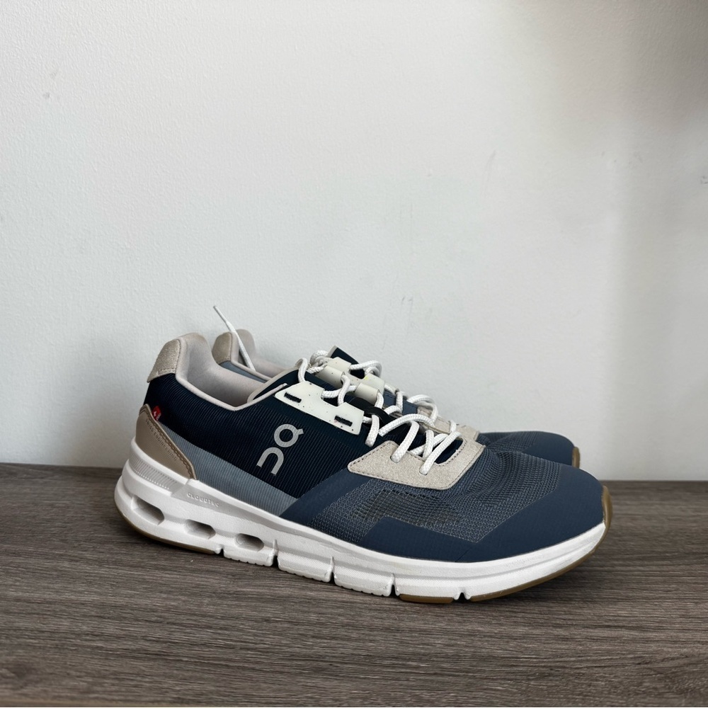 On Running Cloudrift 87.95404 W9.5 Cloudtec Speedboard Navy blue Metal sneaker - Picture 4 of 11